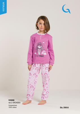 PIGIAMA BAMBINA M/L V20006 Ingrosso GARY Tellini S.r.l.